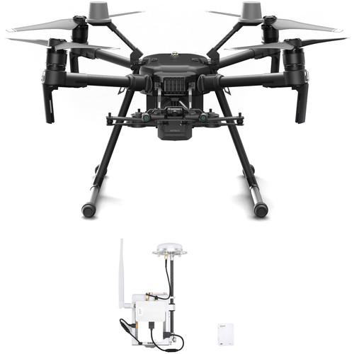 DJI Matrice 210 Quadcopter with D-RTK GNSS and DATALINK PRO 900 Kit