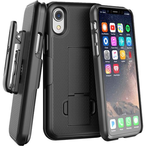 Encased DuraClip Series Slim Fit Case with Belt Clip Holster for iPhone XR