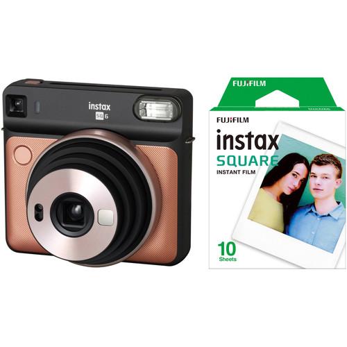 FUJIFILM INSTAX SQUARE SQ6 Instant Film Camera with Film Kit