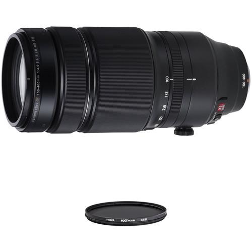 FUJIFILM XF 100-400mm f 4.5-5.6 R LM OIS WR Lens with Circular Polarizer Filter Kit