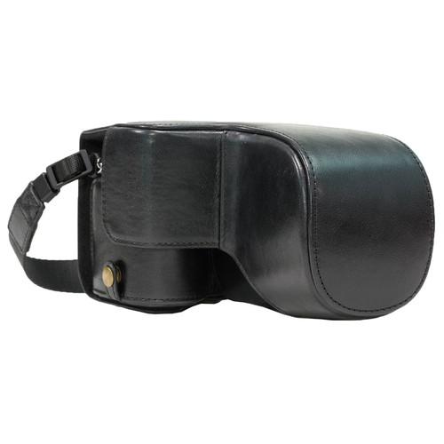 MegaGear Ever Ready Genuine Leather Case & Strap for Sony a6500 with 16-70mm Lens