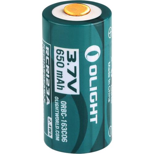 Olight 16340 Lithium-Ion Battery with Micro-USB
