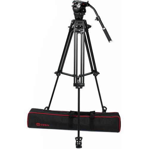 OZEN 75AL2 75mm Aluminum Tripod & Agile 8S Fluid Head System