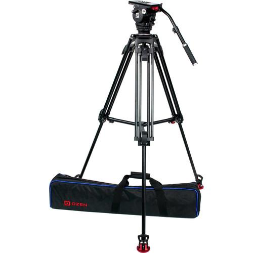 OZEN 75AL2HD 75mm Aluminum Tripod & Agile 8 Fluid Head System