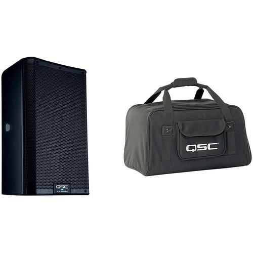 QSC K8.2 K.2 Series 8" 2000W Powered Speaker with Speaker Bag Kit