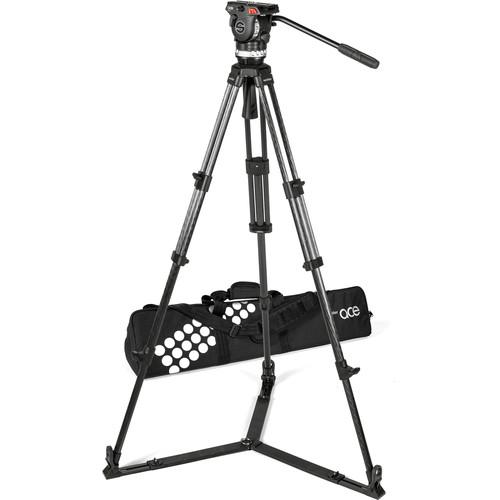 Sachtler Ace XL Tripod System with CF Legs & Ground Spreader