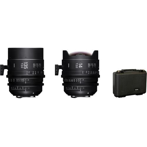 Sigma 14 135mm FF High Speed Prime Lens Kit with Case