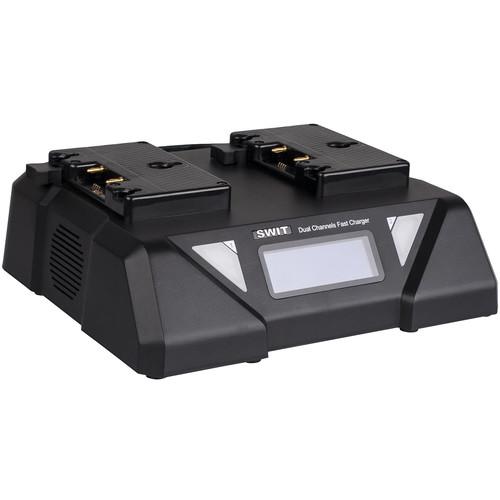 SWIT Dual-Channel Fast Charger for Two Gold Mount Batteries
