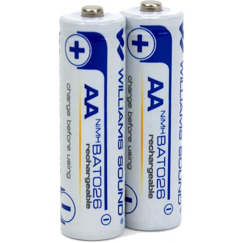 Williams Sound 2 - 1.2-Volt AA Rechargeable NiMH Batteries