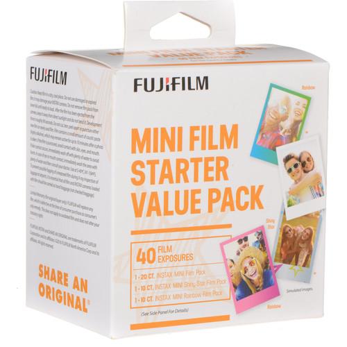 FUJIFILM INSTAX Mini Instant Film Starter Kit, FUJIFILM, INSTAX, Mini, Instant, Film, Starter, Kit