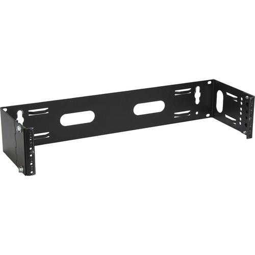 Lowell Manufacturing 2U Wall Mount Hinged Utility Bracket -19"W x 6"D