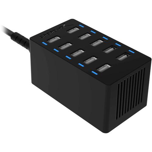Sabrent 10-Port USB Charging Station 12A 60W
