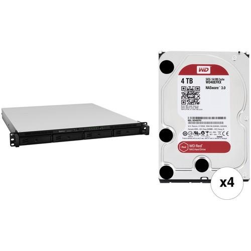 Synology RackStation 16TB RS818RP 4-Bay NAS Server Kit with WD NAS Drives