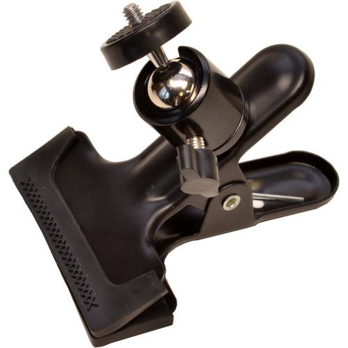 Bescor Clip Clamp with Attached Swivel Ball Mount
