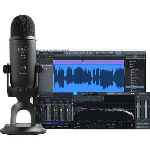 Blue Yeti Professional Recording Kit for Vocals with USB Mic & Software