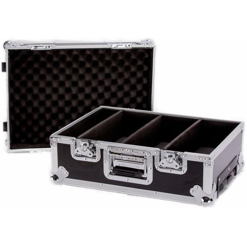 DeeJay LED Deluxe CD Case with Wheels for 100 Jewel Case CD