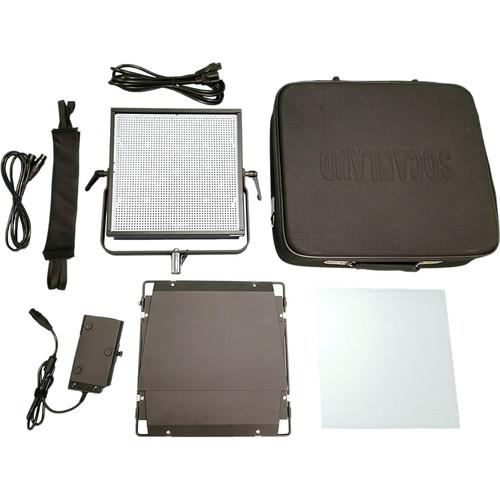 Intellytech Nova-X Bi-Color DMX 60-Degree Flood 1x1 Panel Kit with V-Mount Battery Plate