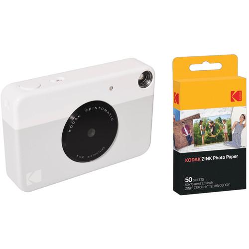 Kodak PRINTOMATIC Instant Digital Camera with 50 Sheets of ZINK Paper Kit
