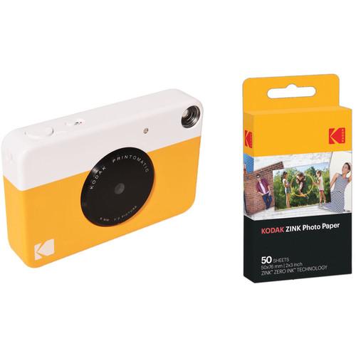 Kodak PRINTOMATIC Instant Digital Camera with 50 Sheets of ZINK Paper Kit