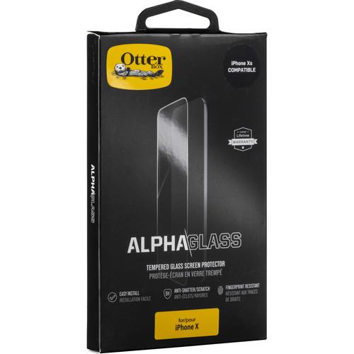 OtterBox Alpha Glass Screen Protector for iPhone X Xs
