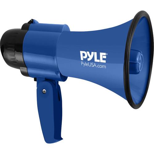 Pyle PSRNTK25 Siren Horn Speaker System with Handheld PA Microphone Megaphone 
