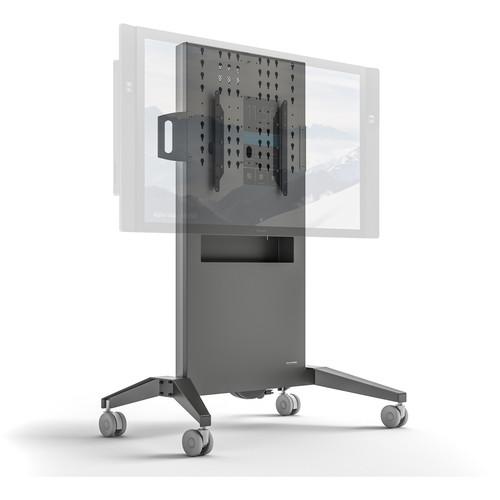 Salamander Designs Large Fixed-Height Mobile Display Stand for Up to 65" Displays