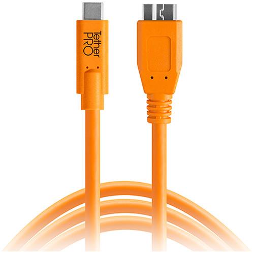 Tether Tools TetherPro USB Type-C Male to Micro-USB 3.0 Type-B Male Cable