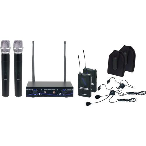 VocoPro Digital-32- Ultra Dual-Channel Digital Wireless Handheld Headset Instrument System