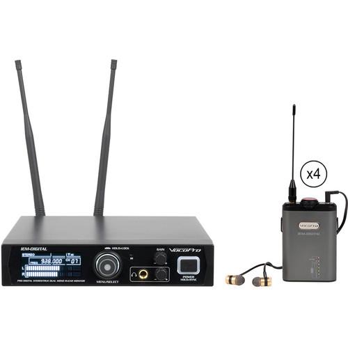 VocoPro IEM-Digital 4 Wireless Stereo In-Ear