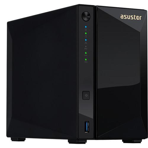 Asustor Marvell Armada A7020 2-Bay Nas Dual-Core Gbe Hardware Encryption Enclosure