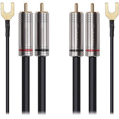Audio-Technica Consumer Dual RCA Male to Dual RCA Male Tone Arm Interconnect Cable