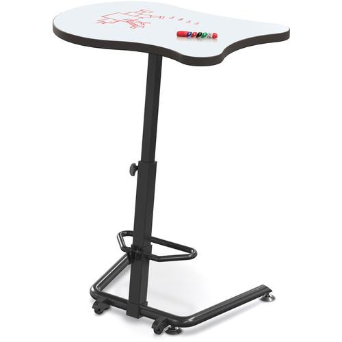 Balt Up-Rite Harmony Sit To Stand Configurable Student Desk - Markerboard Front Surface And Laminate