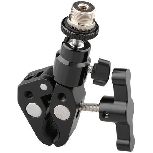 CAMVATE Super Clamp With 5 8"-27 Screw Mini Ball Head Mount For Microphone