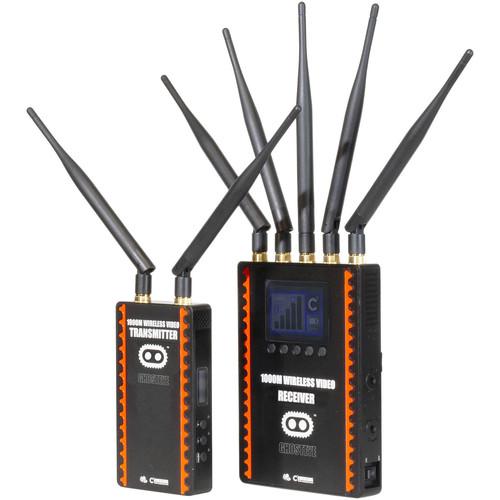 CINEGEARS Ghost-Eye Wireless HD SDI Video Transmission Kit 1000M Gold Mount Encrypted