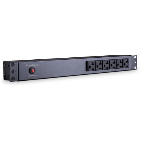 CyberPower PDU 16A 100-125V 50 60Hz Nema 5-20P Plug,18-Out 5-20R, Rackmount 1U,15