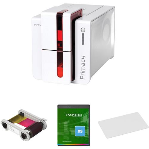 Evolis Primacy Expert Dual-Sided ID Card Printer Kit, Evolis, Primacy, Expert, Dual-Sided, ID, Card, Printer, Kit