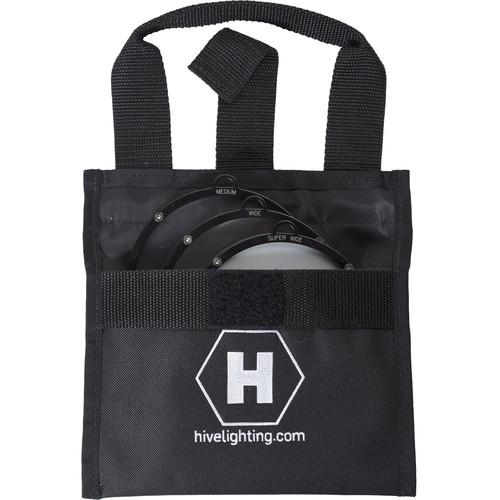 HIVE LIGHTING 3-Lens Set with Bag for Wasp 100-C & Bee 50-C LED Lights
