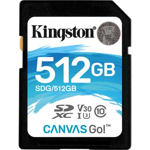 Kingston 512GB Canvas Go! UHS-I SDXC