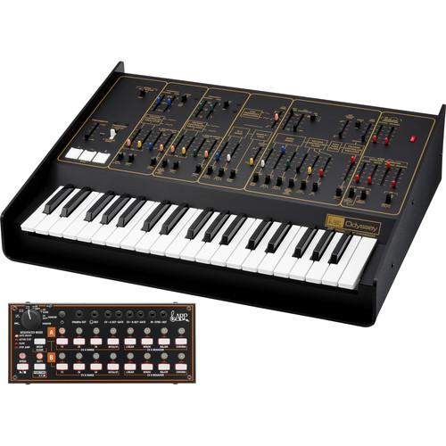 Korg ARP Odyssey FSQ Rev2 Full-Sized Analog Synthesizer with SQ-1 Step Sequencer