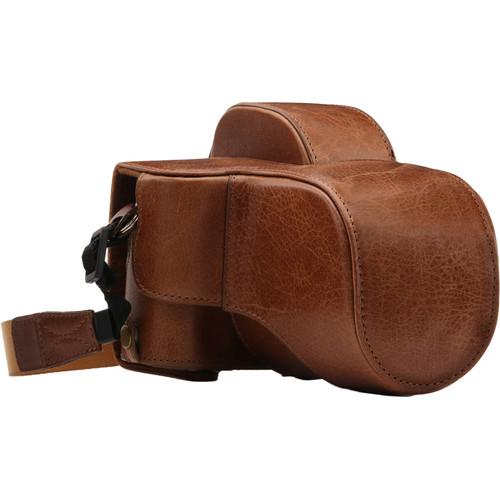 MegaGear Ever Ready Leather Camera Case for Fujifilm X-E3 with 23mm or 18-55mm Lens