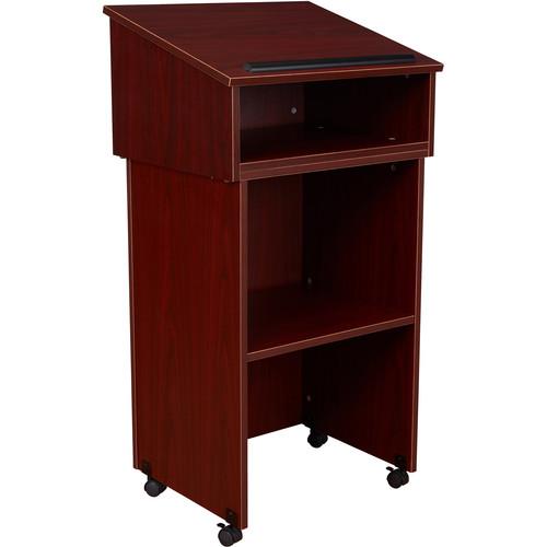 Oklahoma Sound Tabletop Lectern With Av Cart Lectern Base