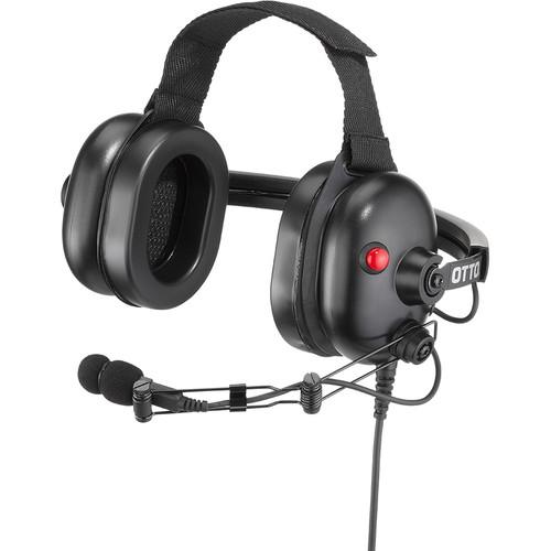 Otto Engineering Cleartrak, Behind-The-Head, Dual Speaker, Heavy Duty with Standard PTT