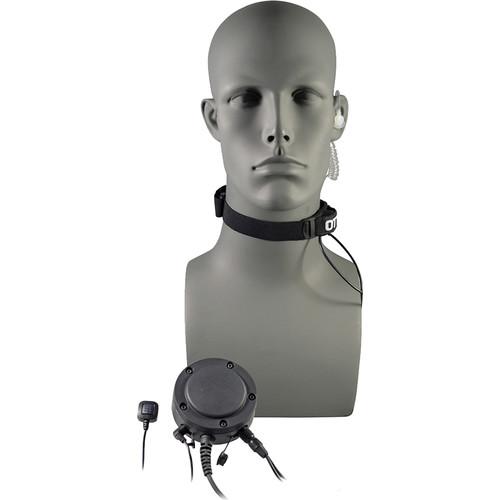 Otto Engineering Tactical Throat Microphone, with Acoustic Tube 80mm PTT Remote Ring PTT MF
