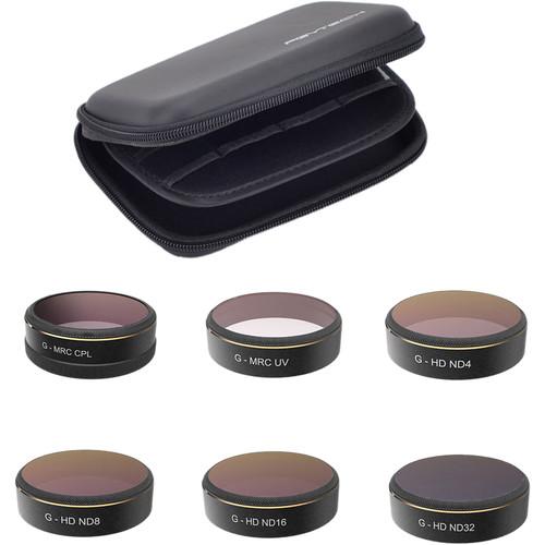 PGYTECH 6-Filter Set Case for DJI Phantom 4 Pro