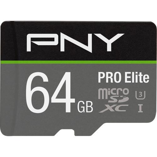 PNY Technologies 64GB Pro Elite microSDXC Memory Card