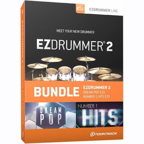 Toontrack EZdrummer 2 Modern Pop Edition - Virtual Drum Module with Sound Libraries Bundle