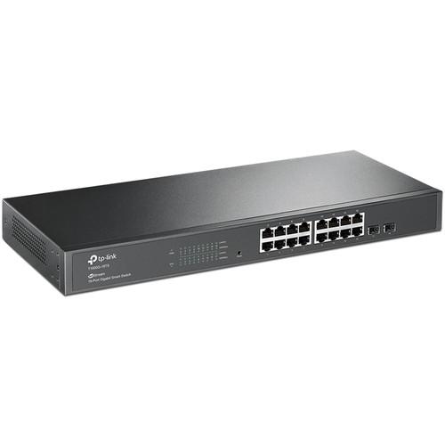 TP-Link T1600-G-18TS JetStream 16-Port Gigabit Managed Smart Switch