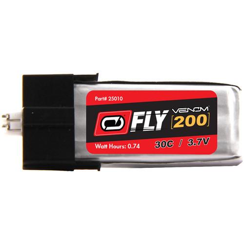 Venom Group Fly 3.7V 200mAh 30C 1S LiPo Battery with E-Flite MCPX Plug
