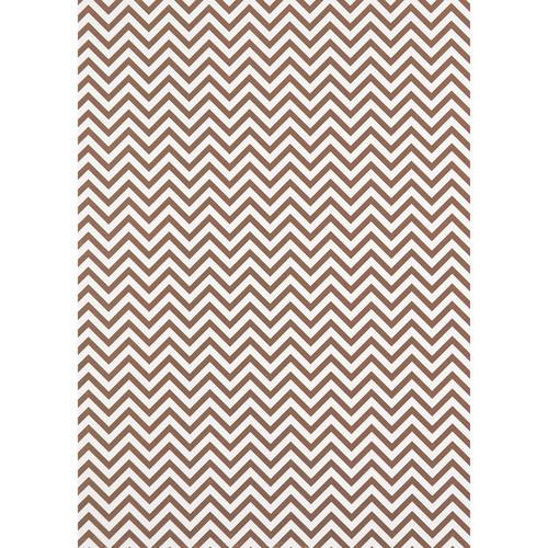 Westcott Narrow Chevron Matte Vinyl Backdrop with Grommets