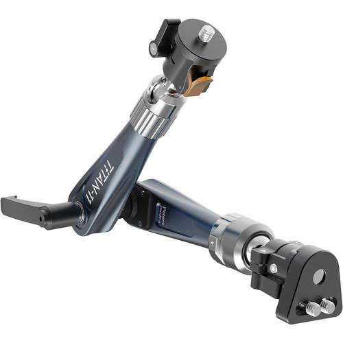 Bright Tangerine Titan Support Arm with 1 4"-20 to 3 8"-16 QR Brackets & Anti-Twist Adapter